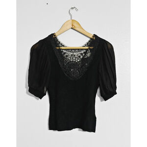 Nygard Vintage Beaded Sweater Top